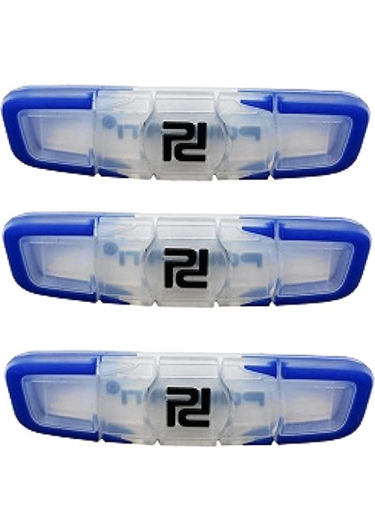 Powertı 3 Adet Uzun Tenis Raketi Şok Emici Darbeye Dayanıklı Damper Yedek Raket Aksesuarlarını Azaltın-Mavi (Yurt Dışından)