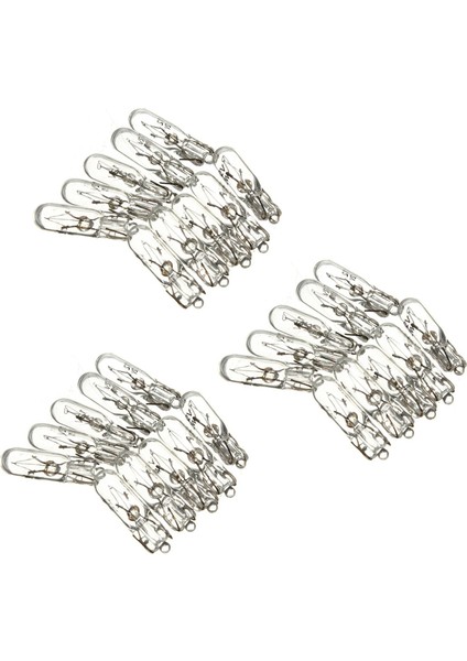 30X T5 286 12V 2W Ampul Lambaları Halojen Ampul Araç Enstrümanı, Sarı (Yurt Dışından)