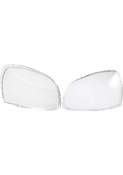 Hyundai Için 1 Çift Santa Fe 2001 02 03 04 05 2006 Araba Far Lens Kapak Kafa Işık Abajur Ön Otomobil Işık Kabuğu (Yurt Dışından)