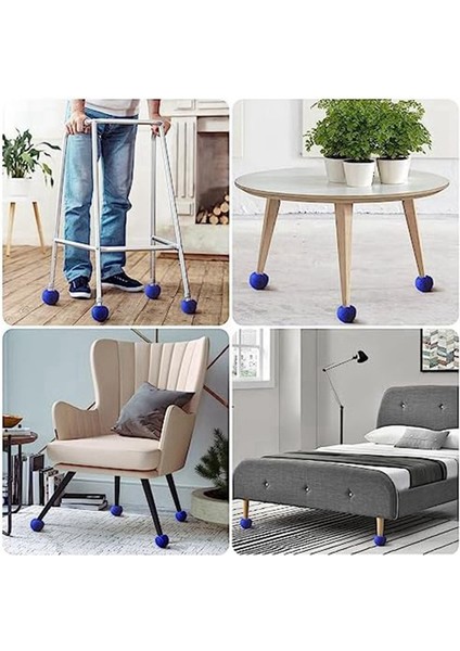 Yürüteçler Için 4pcs Tenis Topları Mobilya Ayakları ve Sert Zemin Koruması Için Premium Tenis Topları (Yurt Dışından) fiyatları
