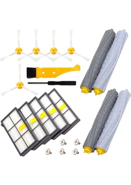 Hepa Filtreleri Irobot Için Ana Yan Fırça 800 900 Serisi 805 864 871 891 960 961 964 980 Vakum Süpürge Parçaları (Yurt Dışından)