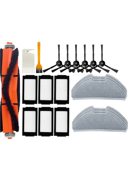 Xiaomi Mijia Robot Vakum Mop Pro Mjsts1 / Mjsts 2 Pro Robot Vakum Ana Yan Fırça Mop Bez Filtresi Için Parçaları Değiştirin (Yurt Dışından)