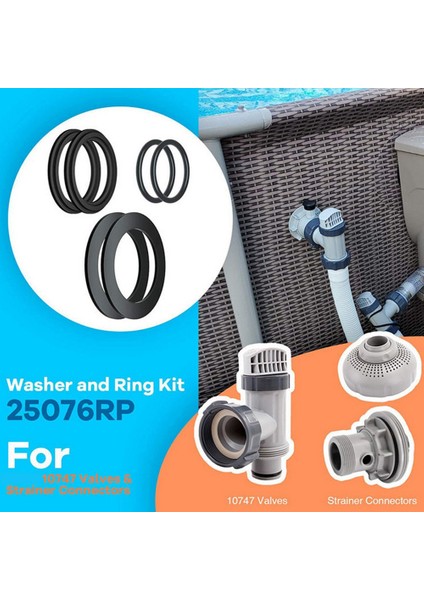 Adet Havuz Pompası Yedek Parçaları 25076RP Sıcak Küvet Parçaları O-Ring Kauçuk Yıkayıcı Havuz Piston Vanaları 10745 10262 (Yurt Dışından) fırsatları