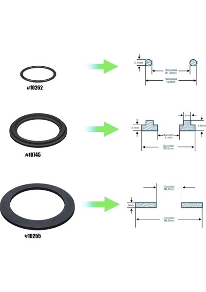 Adet Havuz Pompası Yedek Parçaları 25076RP Sıcak Küvet Parçaları O-Ring Kauçuk Yıkayıcı Havuz Piston Vanaları 10745 10262 (Yurt Dışından) indirimleri