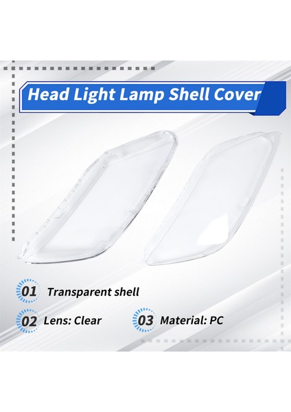 1paır Sol+Mazda Cx-7 Cx 7 2007-2014 Araba Far Lens Kapağı Kafa Işık Light Front Light Shell Kapak (Yurt Dışından) indirimleri