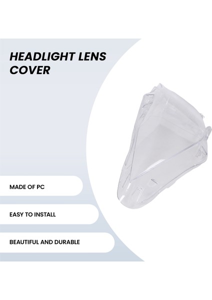 Sağ Taraftaki Araba Far Lens Kapağı Kafa Hafif Lamba Gölge Kapağı For-Bmw 3 Serisi F30 F31 2016-2018 320 328 330 340 (Yurt Dışından) indirimleri