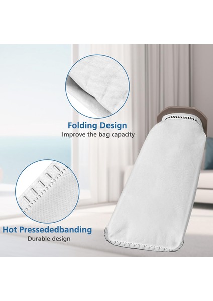 Vorwerk Kobold Vk7 Fp7 Için Uyumlu 12 Vk7 Vakum Süpürge Torbası Paketi, 5 Katmanlar Premium Filtre Torbaları (Yurt Dışından) indirimleri