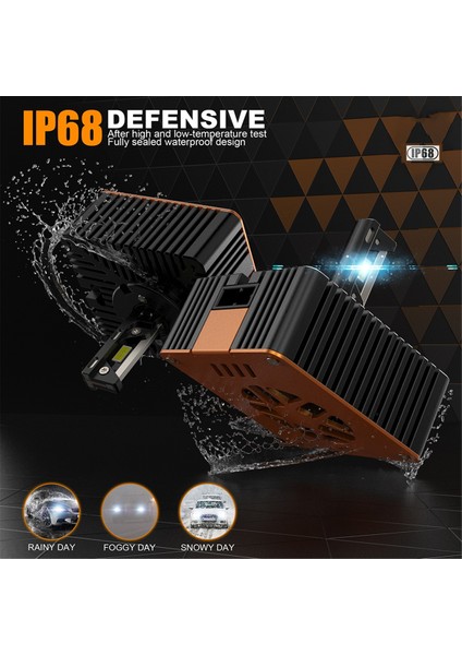 Yeni D Serisi Araba LED Far Ampul 10000LM 6500K 110W D5/D5S Yüksek Kaliteli V31 (Yurt Dışından) indirimleri