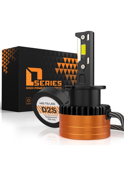 2pcs 110W 3-Copper Tüpler V31 Yeni D Serisi Araba LED Far Ampul 10000LM 6500K D2/D2S (Yurt Dışından)