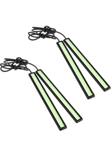 4 x 84 LED Süper Parlak Kobu Araç LED Drl Sis Sürüş Lambası Su Geçirmez 12V 6W Buz Mavisi (Yurt Dışından)