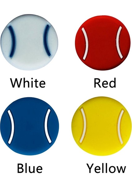 10 Adet Raket Anti Patinaj Silikon Kapalı Raket Açık Spor Tenis Amortisörü Titreşim Sönümleyici, Beyaz (Yurt Dışından) modelleri