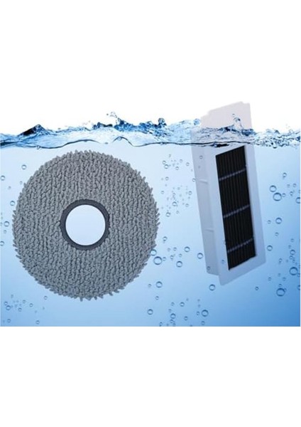 Ecovacs Deebot X2 Omnı/x2 Pro/x2 Robot Vakum Aksesuarları Silindir Ana Yan Fırça Hepa Filtre Mop Kumaş Parçaları (Yurt Dışından) indirimleri