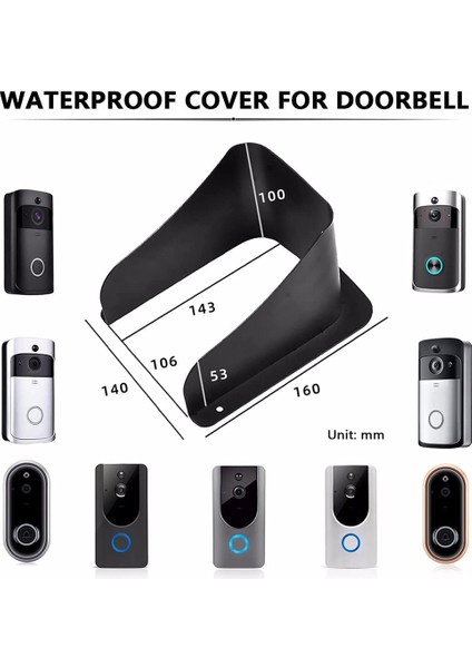 Video Kapı Zili Yağmur Kılıfı Metal Kapı Zilleri Klavye Denetleyicisi Için Erişim Kontrol Muhafazası Erişim Kapı Zili Interkom (Yurt Dışından) indirimleri
