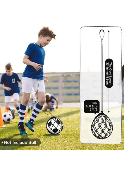 2 Adet Futbol Tekme Eğitmeni Futbol Topu Ağı Tekmeleyici, Top Boyutu 3, 4, 5 Için, Solo Futbol Tekme Uygulama Eğitim Yardımı Siyah (Yurt Dışından) fırsatları