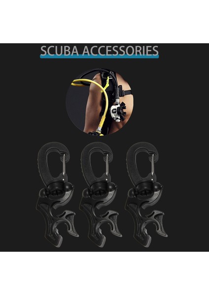 Adet Dalış Hortumu Tutucu Klip Tüplü Dalış Çift Bcd Hortum Klipsi Yapış Kanca Tokası Dalış Şnorkel Aksesuarları (Yurt Dışından) fırsatları