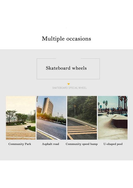 4 Adet/takım Kaykay Longboard Tekerlek 54MM x 36MM 82A Tekerlek Dublör Kaykaylar Düşük Hız Pu Tekerlek, Siyah (Yurt Dışından) modelleri