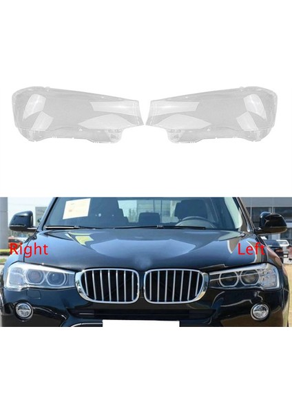 Araba Sol Far Kabuk Lambası Gölgesi Şeffaf Lens Kapak Far Kapağı For-Bmw X3 F25 X4 F26 2014 2015 2016 2017 (Yurt Dışından) fiyatları
