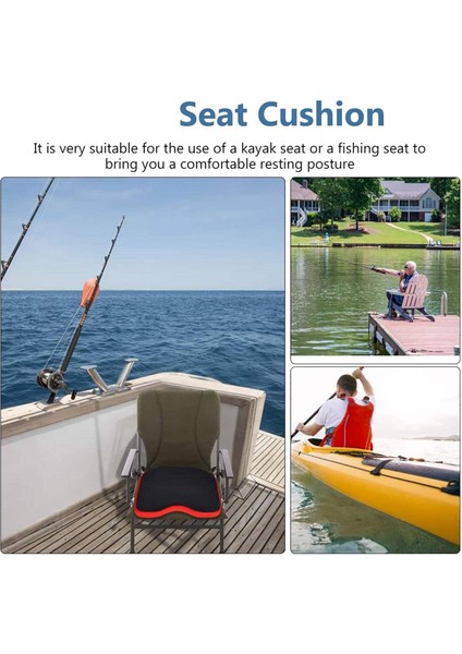 38X32CM Kayak Yumuşak Oturma Minderi Minderi Kano Balıkçı Teknesi Rahat Eva Minder Oturma Minderi Tekne Için (Yurt Dışından) modelleri