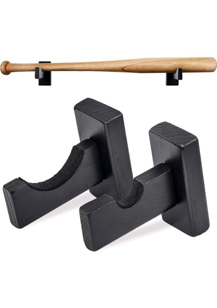 Beyzbol Sopası Sergileme Duvar Montajı, Duvar Için Sopa Tutucular, Keçe Astarlı ve Gizli Vidalarla Sopa Duvar Montajı (Yurt Dışından)