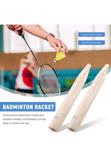 Adet Badminton Raket Kolu Kavrama Ahşap Badminton Kolu Onarımı Badminton Raketi, G5 (Yurt Dışından) indirimleri