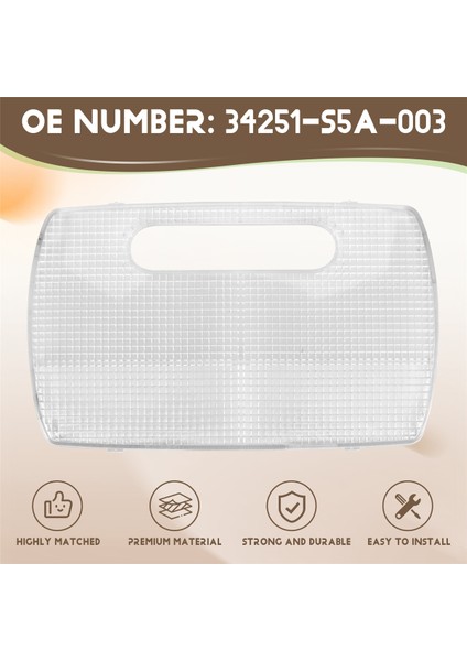 Arka Kubbe Lambası Okuma Işık Lens Konut Kapağı Kabuğu Honda Civic Jazz Accord Için City Crv Mdx Ilx Rdx 34251-S5A-003 (Yurt Dışından) indirimleri