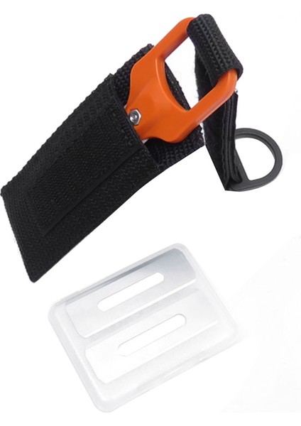 Tüplü Dalış Kesme Özel Bıçak Hattı Kesici Sualtı Bıçağı Spearfishing Secant Ekipmanları, Turuncu (Yurt Dışından)