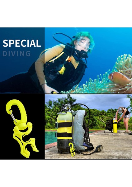 2 Paket Tüplü Hortum Klipsi Tüplü Dalış Hortumu Tutucu Klipsi, Geçmeli Kanca Tokası ile Çift Bcd Dalış Hortumu Tutucu (Yurt Dışından) indirimleri