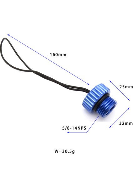 Tüplü Dalış Dın Tank Vanası Dişli Kapak 5/8-14NPS Toz Kapağı Toz Fişi Koruyucu Tank Regülatörü Koruma Kapağı Siyah (Yurt Dışından) modelleri