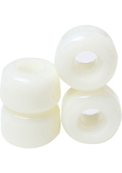 Adet/takım Kaykay Longboard Tekerlek 54MM x 36MM 82A Tekerlek Dublör Kaykaylar Düşük Hız Pu Tekerlek, Beyaz (Yurt Dışından)