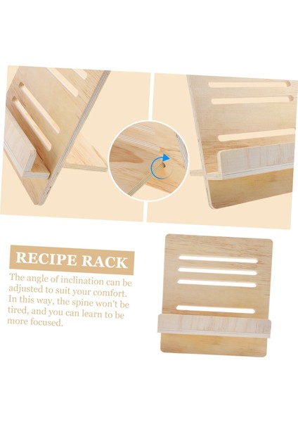 1 Adet Müzik Standı Tutucu Stand Okuma Kitabı Standı Masa Kitap Desteği Ahşap Tablet Standı Müzik Tarif Kitabı Standı Mutfak (Yurt Dışından)