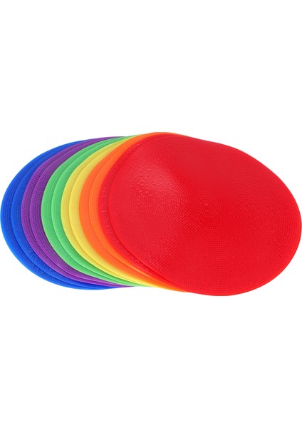 12 Adet Renkli Nokta Işaretleyici Kaymaz Çeviklik Işaretleyiciler Düz Koniler Noktalar Futbol Basketbol Eğitimi Dans Uygulaması (Yurt Dışından) modelleri