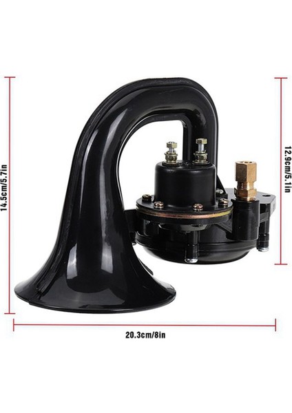 12V/24V Otomatik Havalı Korna Yüksek Sesle Kamyon Trompet Havalı Korna Elektrikli Vana ile Düz Otomobil Araç Kamyon Otobüs Van Tren (Yurt Dışından) indirimleri