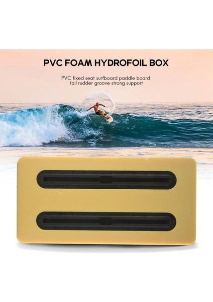 Hidrofoil Ray Kutusu Ride Motor Folyo Montajlı Ray Kutusu Pvc Köpük Hidrofoil Kutusu (Siyah) (Yurt Dışından) indirimleri