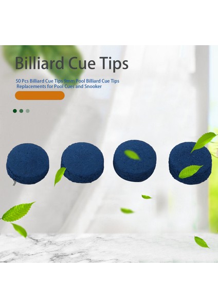 50 Adet Bilardo Isteka Ipuçları 9mm Havuz Bilardo Isteka Ipuçları Havuz Ipuçları ve Bilardo Için Değiştirmeler (Yurt Dışından) indirimleri