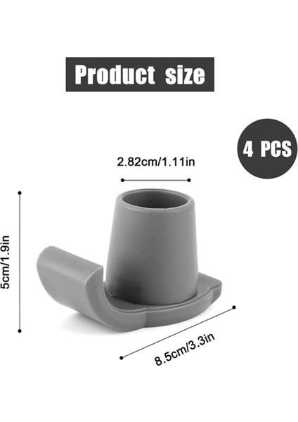 Yürüteç Kayak Glides, 4 Parça Ağır Hizmet Yürüteç Kayar Yürüteç Ayakları Yedek Yürüteç Kayma Kayakları 1 1/8 Inç Tüpler Aracı (Yurt Dışından) fiyatları