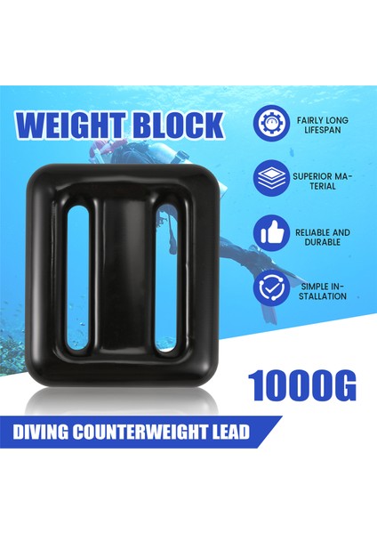 Tüplü Dalış Için Dalış Ağırlıkları Ağırlık Kemeri Kaplamalı Kurşun Dalış Ağırlıkları Kaplamalı Dalış Ağırlıkları, Dalış Kemer Ağırlıkları 1000G Siyah (Yurt Dışından) fırsatları