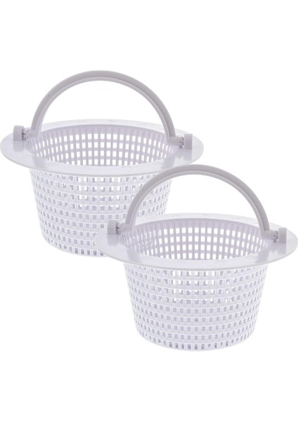 Yüzme Havuzu Skimmer Saplı Yedek Sepet, 2 Paket - Yer Üstü Havuz Duvara Sığdırıcı Sepetleri (Yurt Dışından)