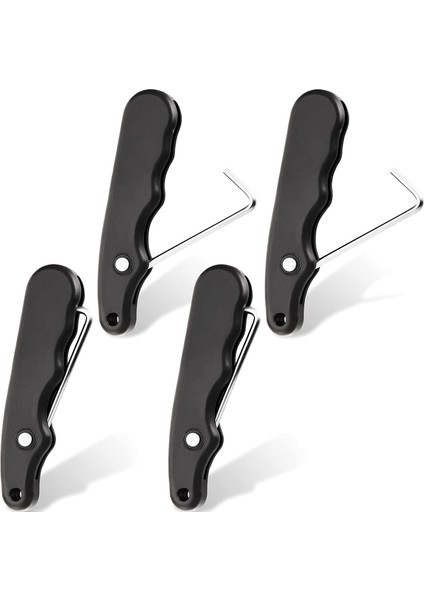 4 Adet Katlanır Ayakkabı Bağcık Çektirici, Taşınabilir Bağcık Sıkıştırma Aleti, Hokey Buz Pateni Artistik Pateni Botu Için Paten Bağcık Sıkıştırıcı (Yurt Dışından)