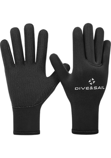 Dıve&saıl Dalış Eldivenleri 5mm Cr Yüksek Elastik Sıcak Dalgıç Elbisesi Kış Eldivenleri Tüplü Dalış Şnorkel Kürek Çekme Için Uygundur (Yurt Dışından)
