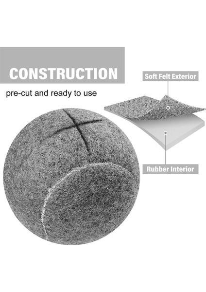 Mobilya Ayakları ve Zemin Koruması Için 4pcs Tenis Topları (Yurt Dışından) fırsatları