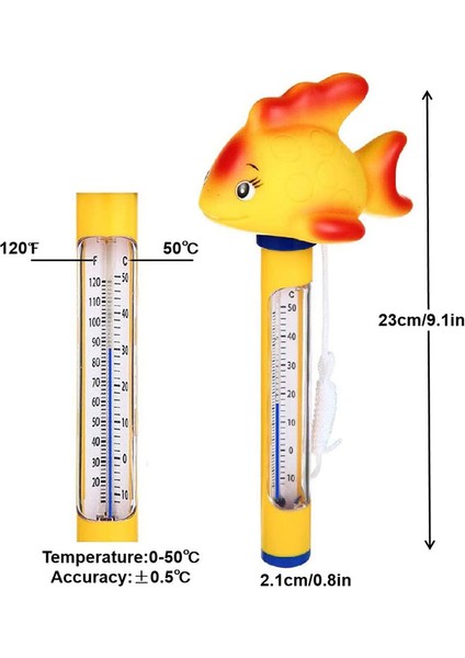 Ipli Yüzen Yüzme Havuzu Termometresi, Yüzme Havuzu, Banyo, Spa, Sıcak Küvetler, Balık Havuzları Için Gölet Suyu Termometresi (Yurt Dışından) fırsatları
