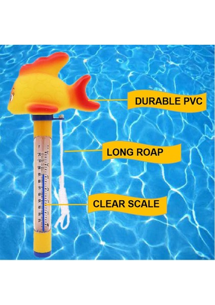 Ipli Yüzen Yüzme Havuzu Termometresi, Yüzme Havuzu, Banyo, Spa, Sıcak Küvetler, Balık Havuzları Için Gölet Suyu Termometresi (Yurt Dışından) indirimleri