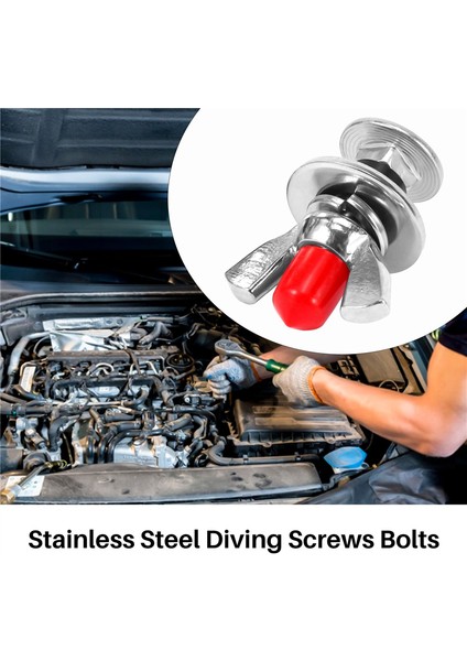 2 Adet 316 Paslanmaz Çelik Dalış Vidaları Kelebek Arka Plaka Kanat Somunları Sualtı Tüplü Dalış Bcd Aksesuarları (Yurt Dışından) fırsatları