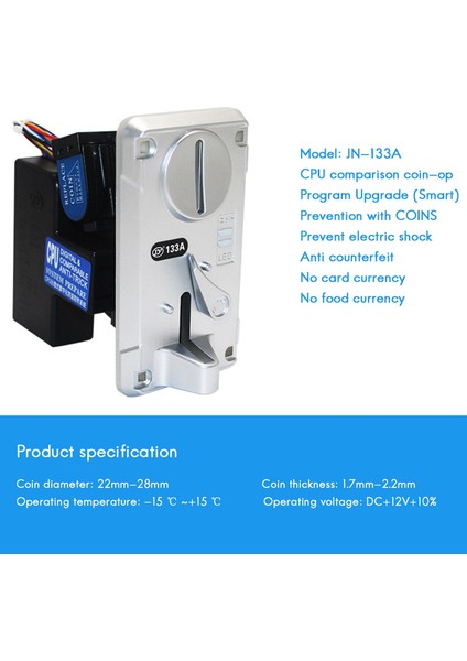 Para Alıcısı Para Itici JY133A Cpu Arcade Para Seçici Otomat Arcade Oyunu Bilet Değişimi Için (Yurt Dışından) indirimleri