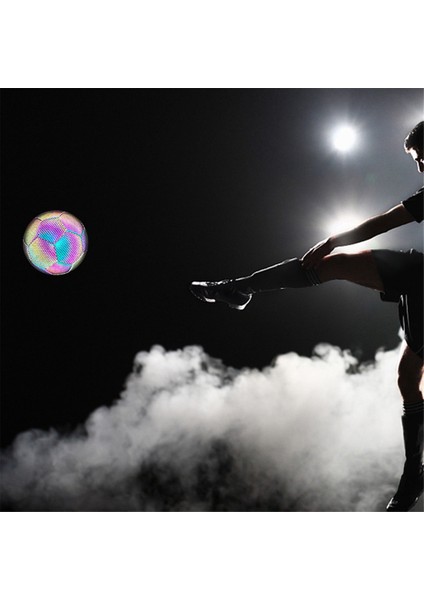 Holografik Futbol Topu - Karanlıkta Parlayan, Yansıtıcı, 5 Numara - Çocuklar Için Mükemmel (Yurt Dışından) fiyatları