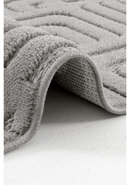 Piyan 9210 Antrasit Yumuşak Dokulu Salon Antre Mutfak Yatak Odası Halısı Yolluk modelleri