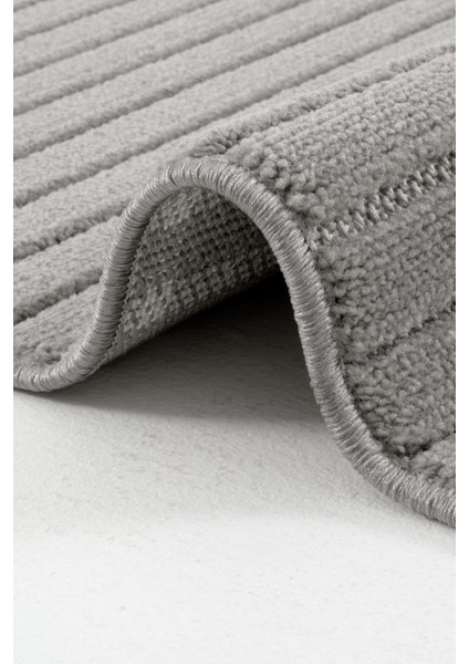 Piyan 9214 Antrasit Yumuşak Dokulu Salon Antre Mutfak Yatak Odası Halısı Yolluk