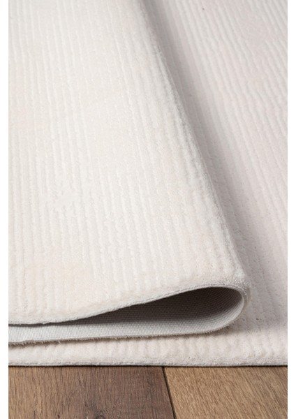 Universal A0296 Krem Uzun Ömürlü Yumuşak Dokulu Salon Mutfak Koridor Oturma Odası Yolluk Halı