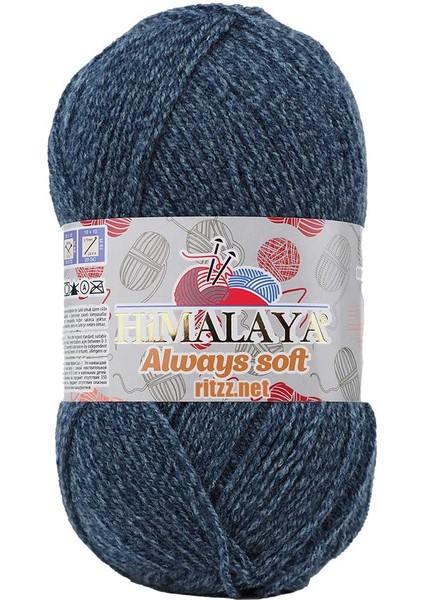 Always Soft 77016 Mavi Kırçıllı
