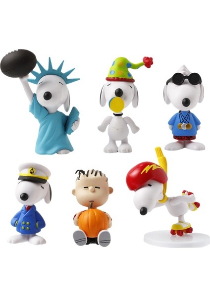 Çocuk Karikatür Snoopy 6 Parçalı Seti (Yurt Dışından)